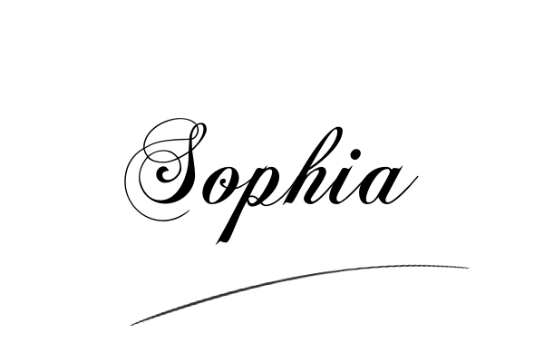 The best stylish Sophia name signature simple easy in English