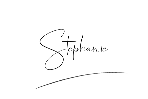 The best stylish Stephanie name signature simple easy in English