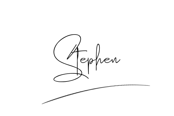 The best stylish Stephen name signature simple easy in English