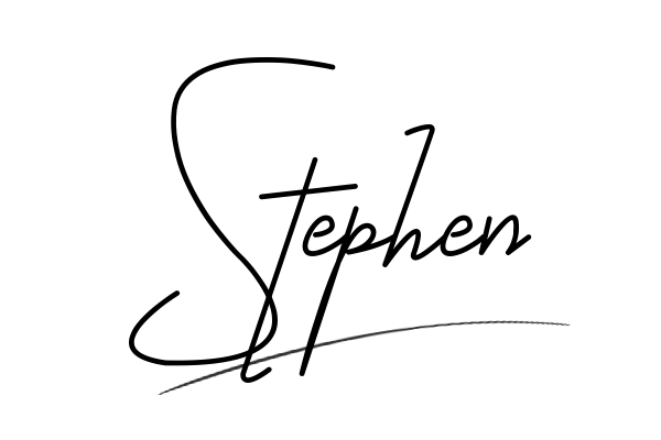 The best stylish Stephen name signature simple easy in English