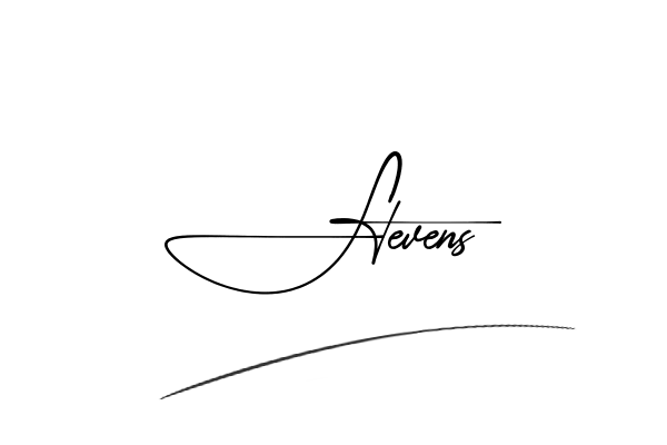 The best stylish Stevens name signature simple easy in English
