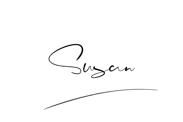 The best stylish Susan name signature simple easy in English