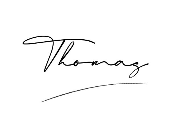 The best stylish Thomas name signature simple easy in English