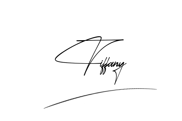 The best stylish Tiffany name signature simple easy in English