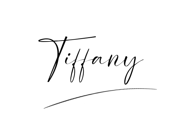 The best stylish Tiffany name signature simple easy in English