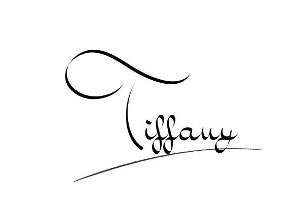 The best stylish Tiffany name signature simple easy in English