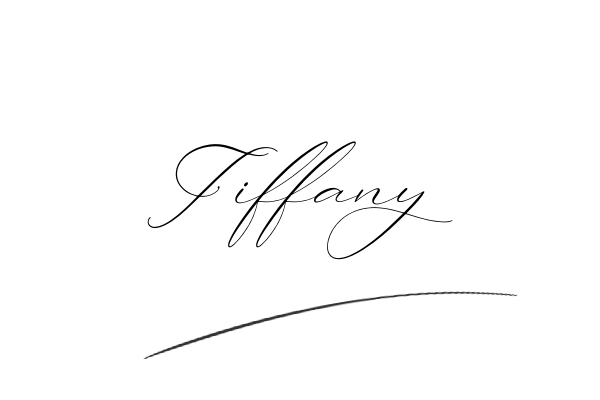 The best stylish Tiffany name signature simple easy in English