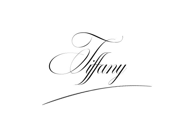 The best stylish Tiffany name signature simple easy in English
