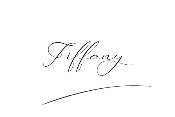 The best stylish Tiffany name signature simple easy in English
