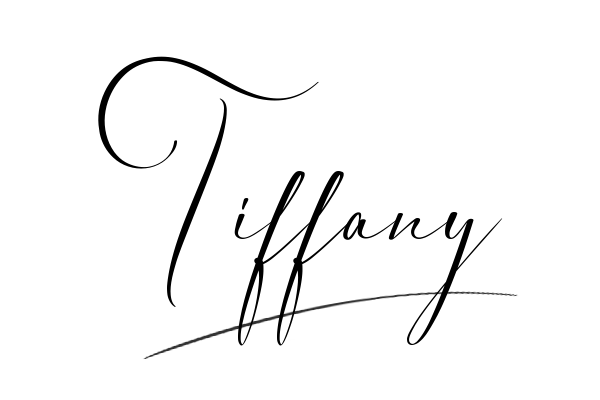 The best stylish Tiffany name signature simple easy in English