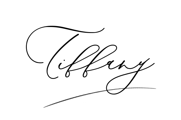 The best stylish Tiffany name signature simple easy in English