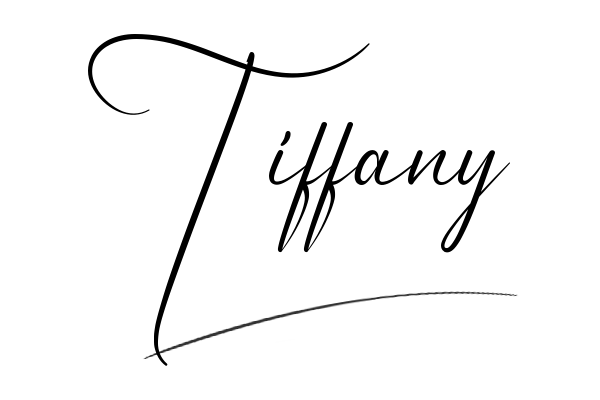 The best stylish Tiffany name signature simple easy in English