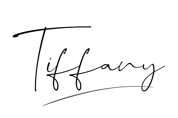 The best stylish Tiffany name signature simple easy in English