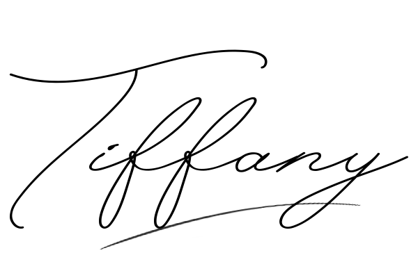 The best stylish Tiffany name signature simple easy in English