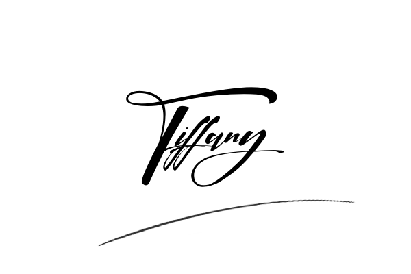 The best stylish Tiffany name signature simple easy in English