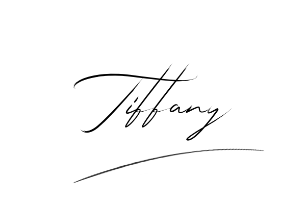 The best stylish Tiffany name signature simple easy in English