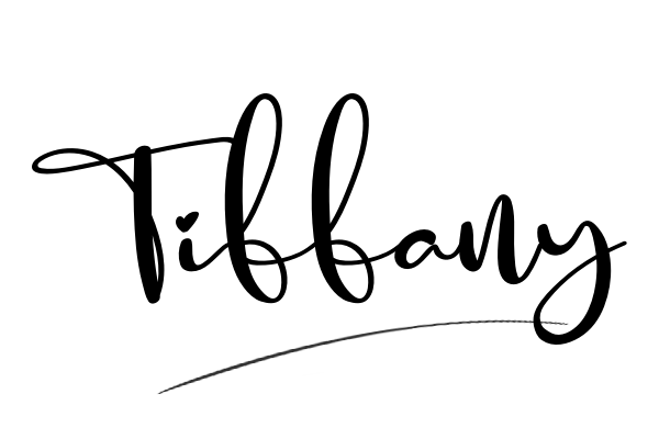 The best stylish Tiffany name signature simple easy in English