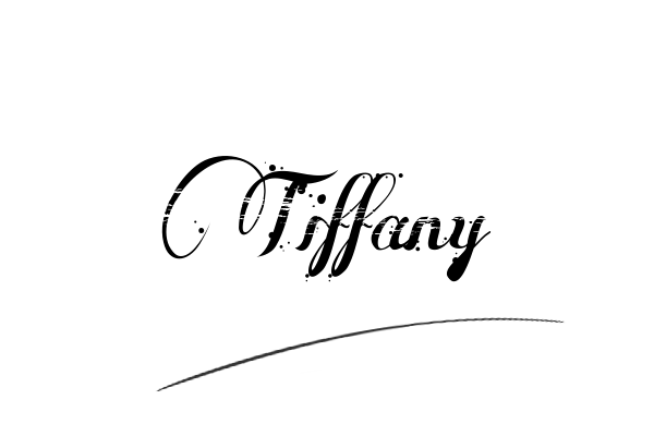 The best stylish Tiffany name signature simple easy in English