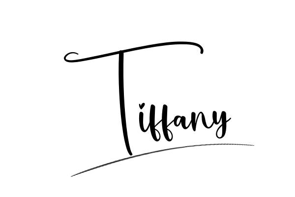 The best stylish Tiffany name signature simple easy in English