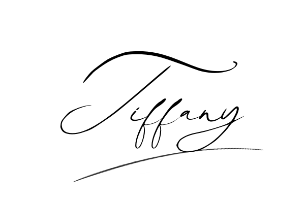 The best stylish Tiffany name signature simple easy in English