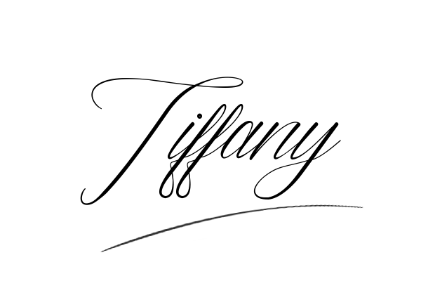 The best stylish Tiffany name signature simple easy in English