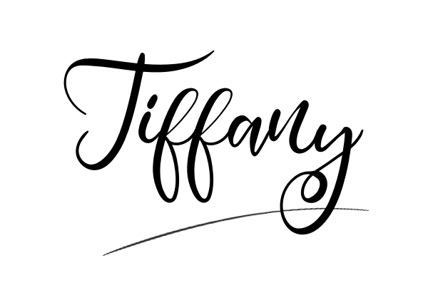 The best stylish Tiffany name signature simple easy in English