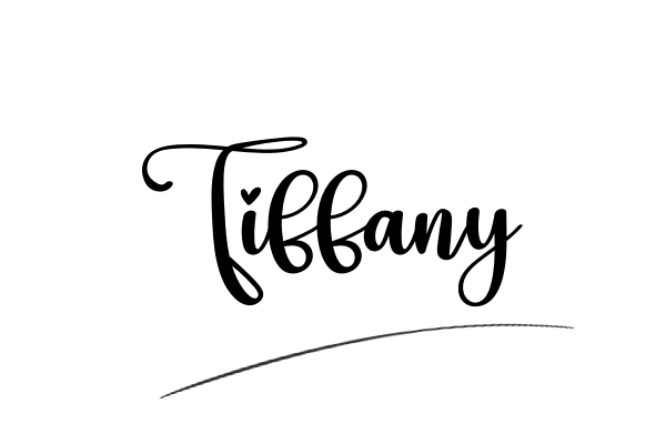 The best stylish Tiffany name signature simple easy in English