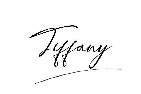 The best stylish Tiffany name signature simple easy in English