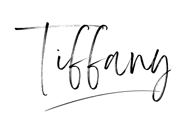 The best stylish Tiffany name signature simple easy in English