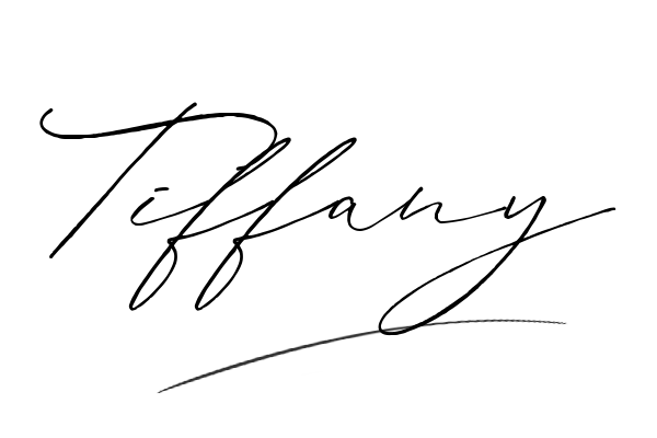 The best stylish Tiffany name signature simple easy in English