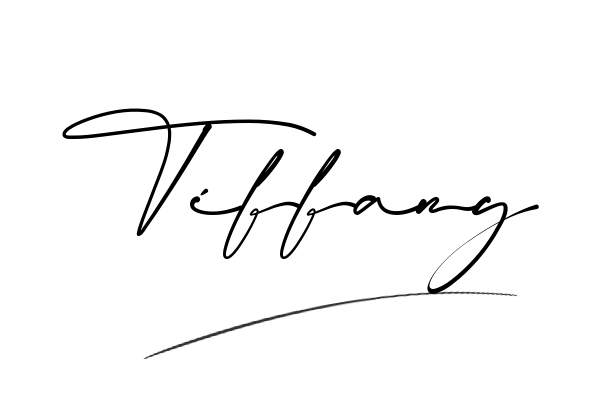 The best stylish Tiffany name signature simple easy in English