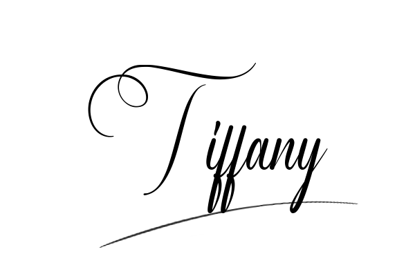 The best stylish Tiffany name signature simple easy in English