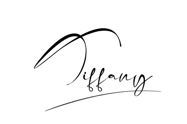 The best stylish Tiffany name signature simple easy in English