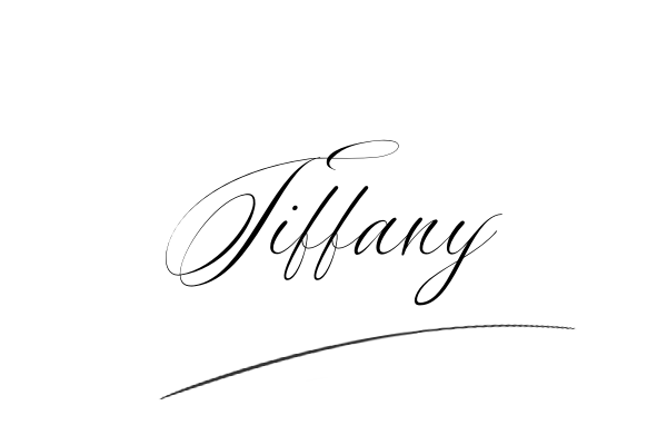 The best stylish Tiffany name signature simple easy in English