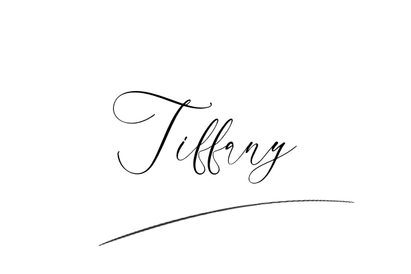 The best stylish Tiffany name signature simple easy in English
