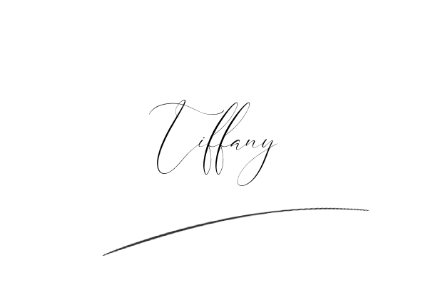 The best stylish Tiffany name signature simple easy in English