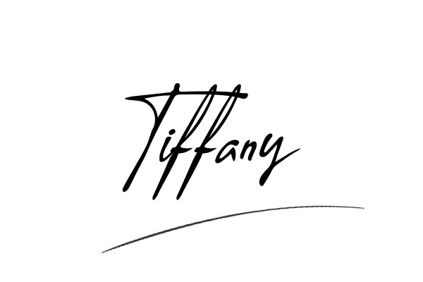 The best stylish Tiffany name signature simple easy in English