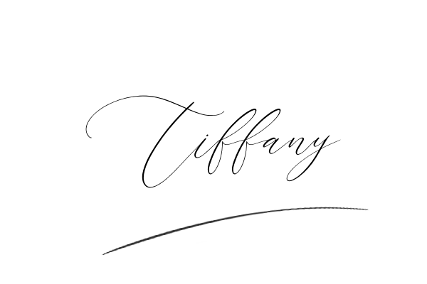 The best stylish Tiffany name signature simple easy in English