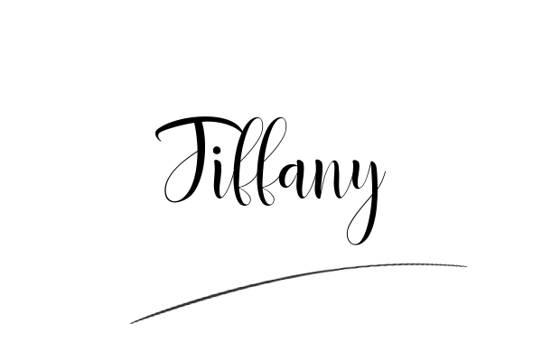 The best stylish Tiffany name signature simple easy in English