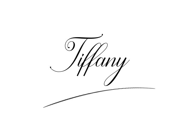 The best stylish Tiffany name signature simple easy in English