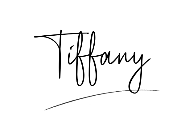 The best stylish Tiffany name signature simple easy in English