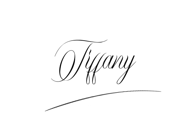 The best stylish Tiffany name signature simple easy in English