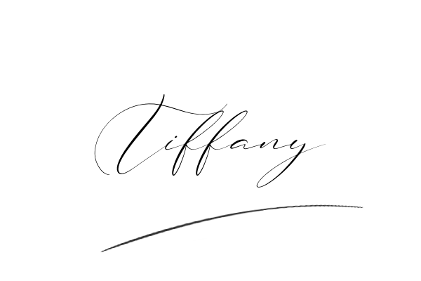 The best stylish Tiffany name signature simple easy in English