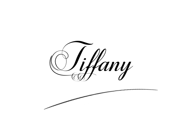 The best stylish Tiffany name signature simple easy in English