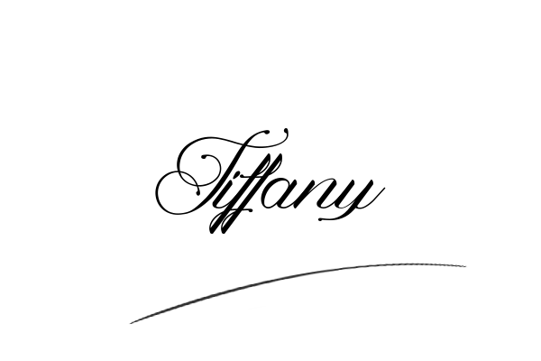 The best stylish Tiffany name signature simple easy in English
