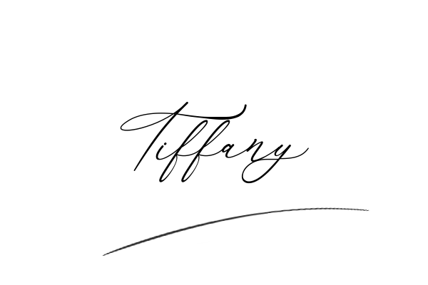 The best stylish Tiffany name signature simple easy in English