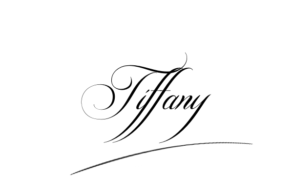 The best stylish Tiffany name signature simple easy in English
