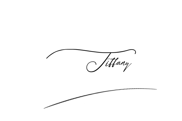 The best stylish Tiffany name signature simple easy in English