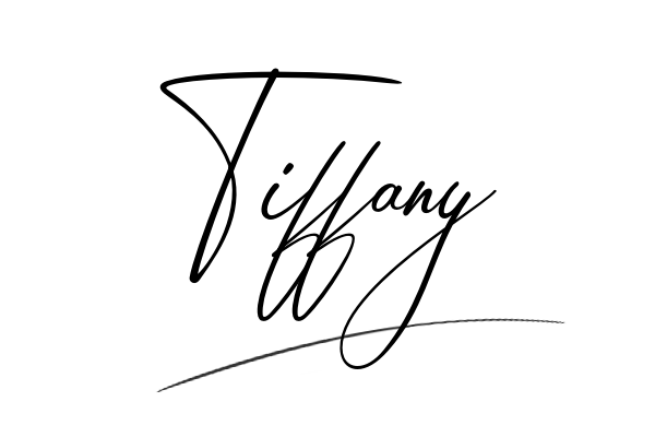 The best stylish Tiffany name signature simple easy in English