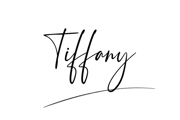 The best stylish Tiffany name signature simple easy in English